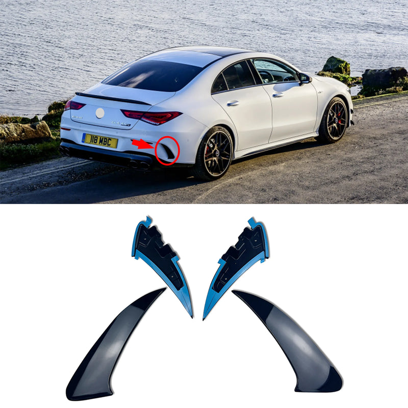 CLA45 Style Rear Canards for Mercedes-Benz CLA 2020+