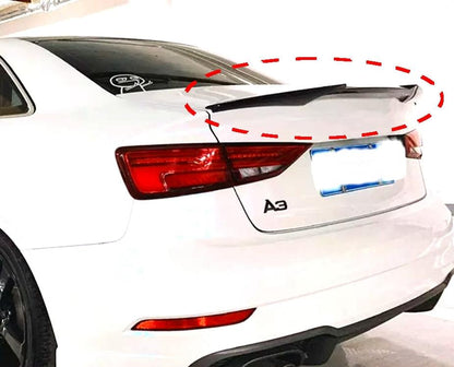 Rear Lip Spoiler For Audi A3 S3 8V Saloon 2014-2020