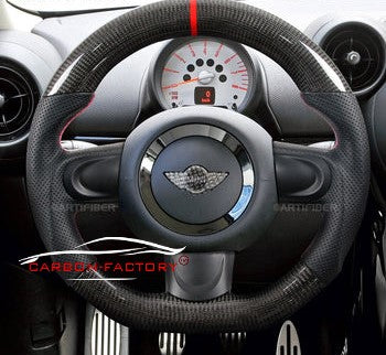 Mini Cooper Custom Carbon Fibre Steering Wheel