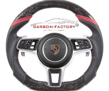 Porsche Cayenne Custom Carbon Fibre Steering Wheel