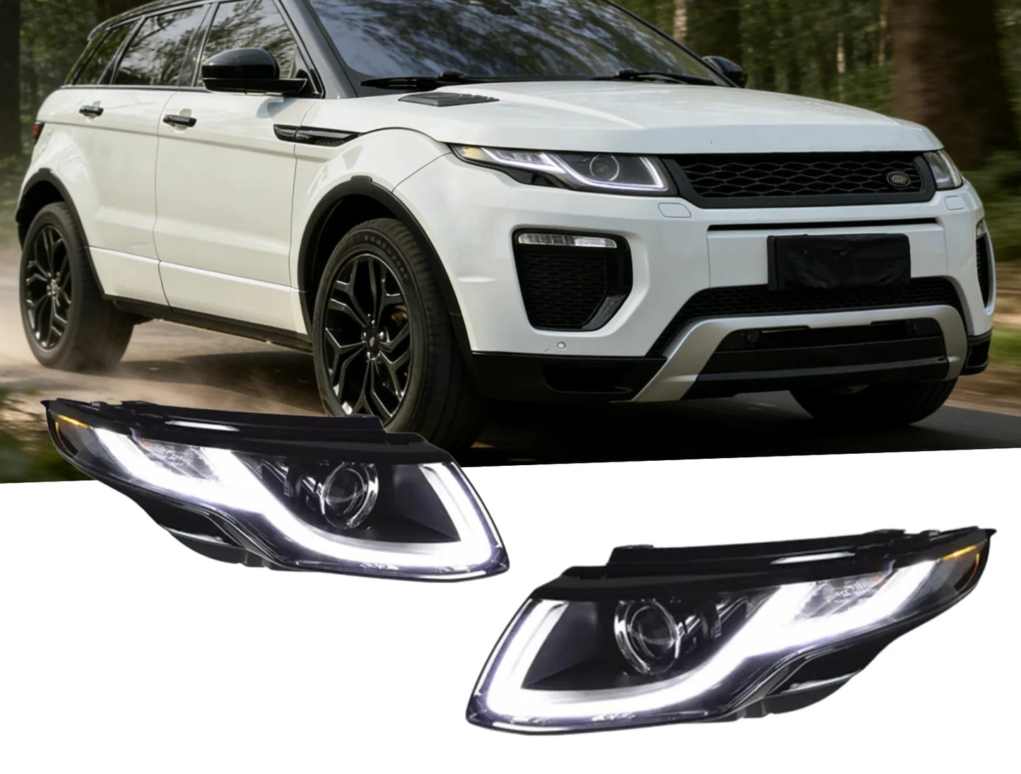 Range Rover Evoque 2010-2019 LED Headlight Upgrade