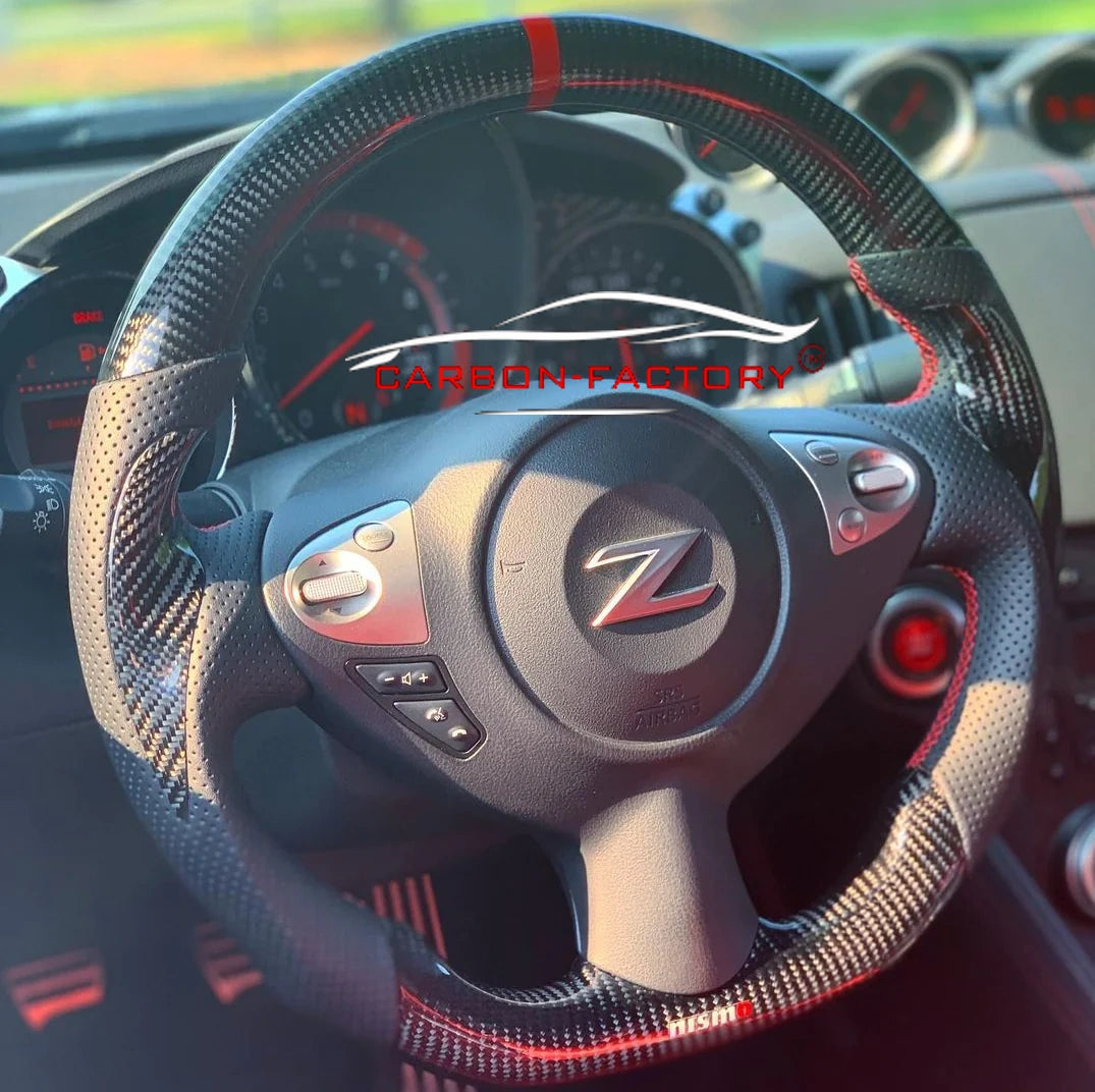 Nissan 370Z Custom Carbon Fibre Steering Wheel