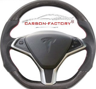 Tesla Model S Custom Carbon Fibre Steering Wheel