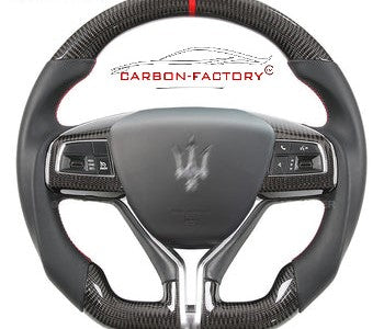 Maserati Custom Carbon Fibre Steering Wheel