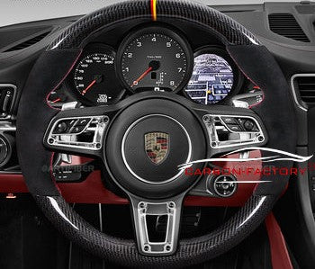 Porsche Cayenne Custom Carbon Fibre Steering Wheel