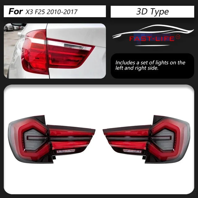 BMW X3 2010-2017 F25 X3M Style LED Rear Light Upgrade