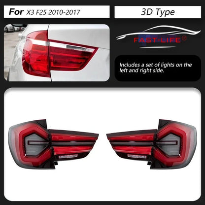 BMW X3 2010-2017 F25 X3M Style LED Rear Light Upgrade