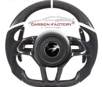 McLaren Custom Carbon Fibre Steering Wheel