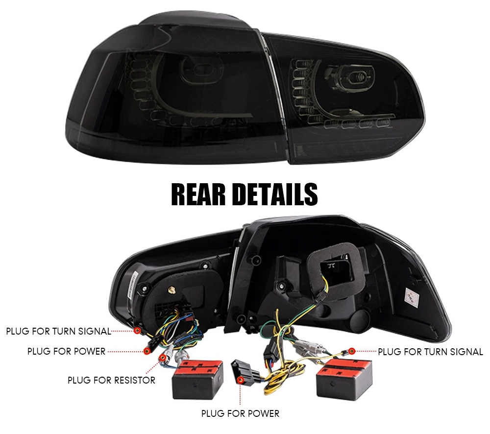 Rear Lights for MK6 Golf GTI Style