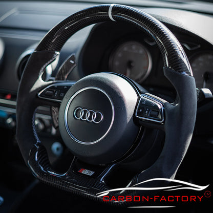 Audi A3 A4 A5 2013-2016 Custom Carbon Fibre Steering Wheel