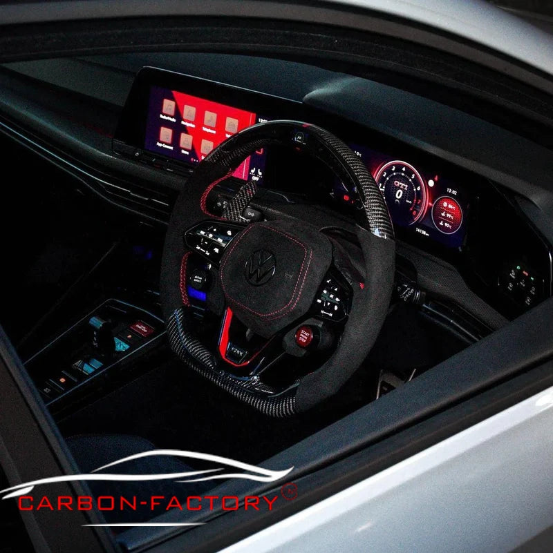 Volkswagen MK8 Golf GTI/R Custom Carbon Fibre Steering Wheel