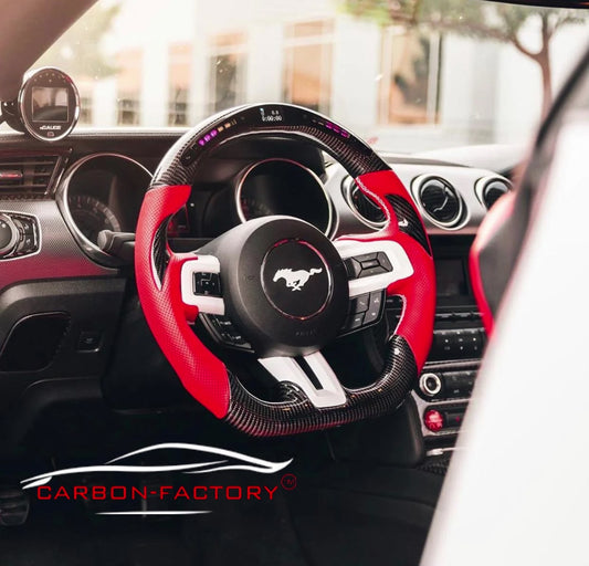 Ford Mustang 2015+ Custom Carbon Fibre Steering Wheel