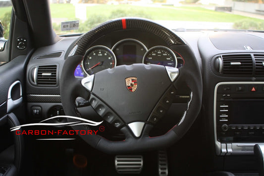 Porsche Cayenne Turbo GTS Custom Carbon Fibre Steering Wheel