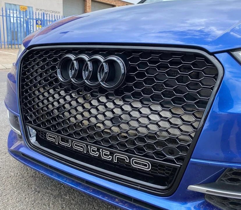 Audi A3 2013 - 2016 RS3 Style Honeycomb Grill - Fast Life Customs