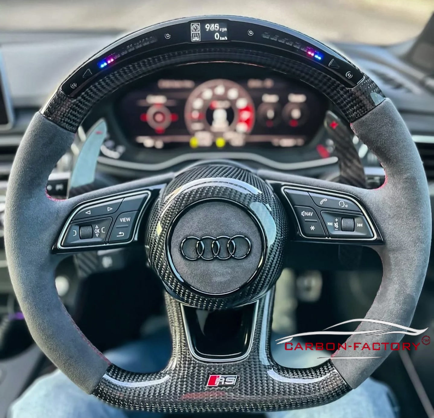 Audi A3, A4, A5, 2017-2020 Custom Carbon Fibre Steering Wheel