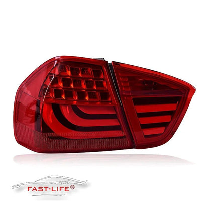 BMW 3 - Series 2005 - 2008 E90 LED Rear Light Upgrade - Fast Life Customs