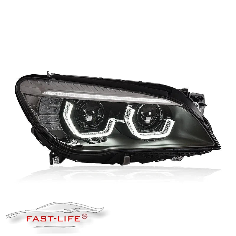 BMW 7 - Series 2009 - 2014 Halo LED Headight Upgrade - Fast Life Customs