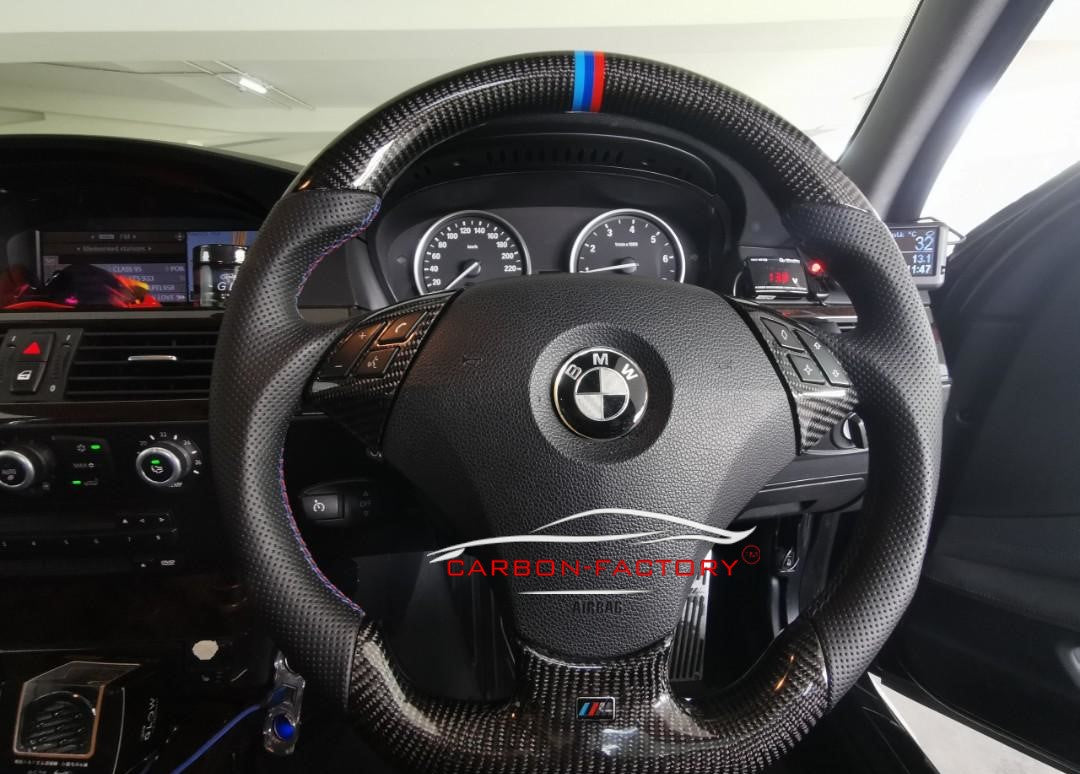 BMW E60 5 Series / 6 Series Custom Carbon Fibre Steering Wheel