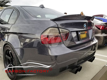 BMW E90 3-Series Sedan Dry Carbon Rear Boot Spoiler