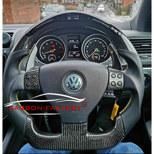 Volkswagen Mk5 Golf + More Custom Carbon Fibre Steering Wheel