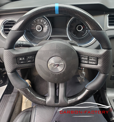 Ford Mustang Custom Carbon Fibre Steering Wheel