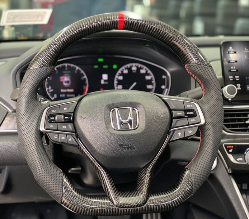 Honda Accord 2018-2022 Custom Carbon Fibre Steering Wheel