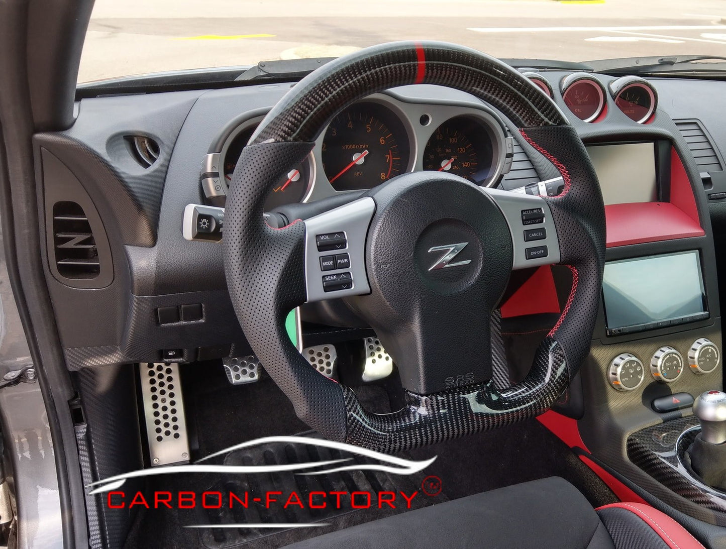 Nissan 350Z Custom Carbon Fibre Steering Wheel