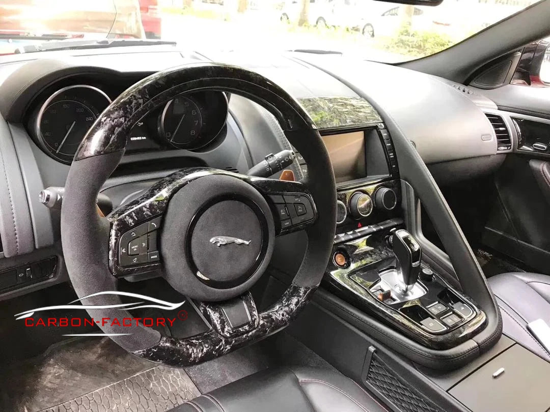 Jaguar Models Custom Carbon Steering Wheel