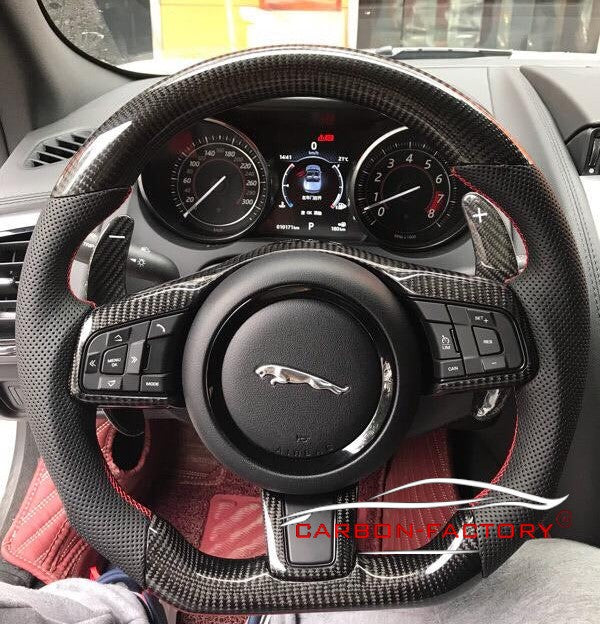 Jaguar Models Custom Carbon Steering Wheel