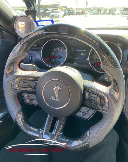 Ford Mustang 2019+ Custom Carbon Fibre Steering Wheel