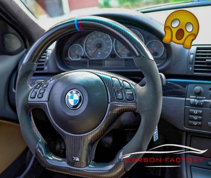 BMW E38, E39, E46, E53 Custom Carbon Fibre Steering Wheel