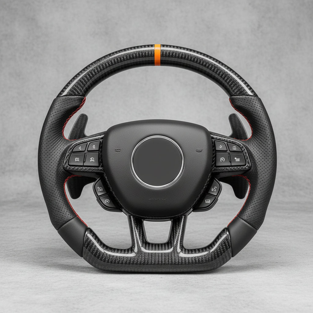 Mazda 6 2004 - 2008 Custom Carbon Fibre Steering Wheel - Fast Life Customs