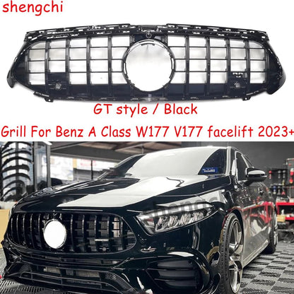 Mercedes Benz A - Class AMG Style Front Grill W177 Facelift 2023+ - Fast Life Customs