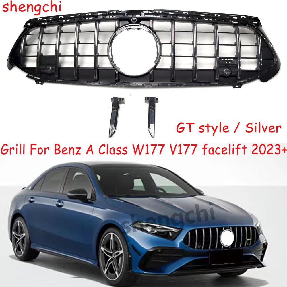Mercedes Benz A - Class AMG Style Front Grill W177 Facelift 2023+ - Fast Life Customs