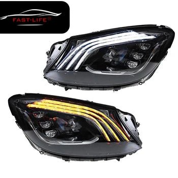Mercedes Benz S - Class 2014 - 2017 LED Headlight Upgrade - Fast Life Customs
