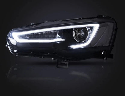 Mitsubishi Lancer/EVO 2008 - 2017 LED Headlight Upgrade - Fast Life Customs