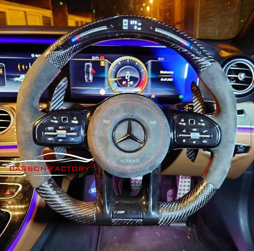 Mercedes Benz A C E S & G Class Custom Carbon Fibre Steering Wheel