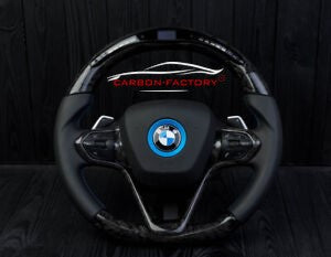 BMW i8 Custom Carbon Fibre Steering Wheel