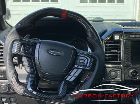 Ford Raptor Custom Carbon Fibre Steering Wheel