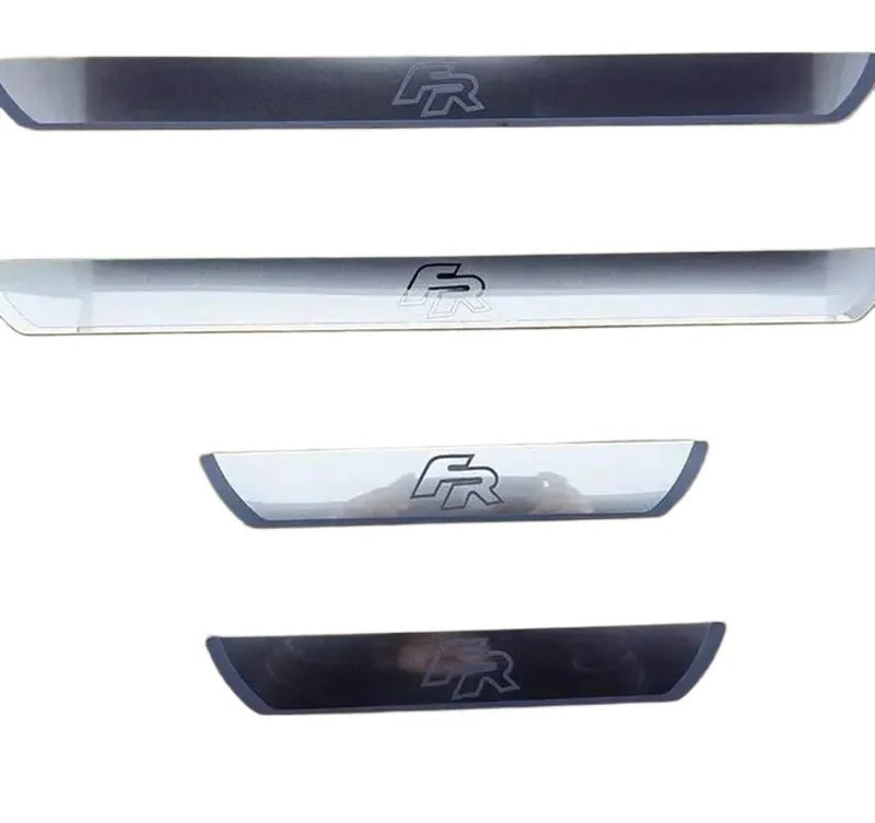 Seat FR Stainless Steel Door Sill Guards (4pc)