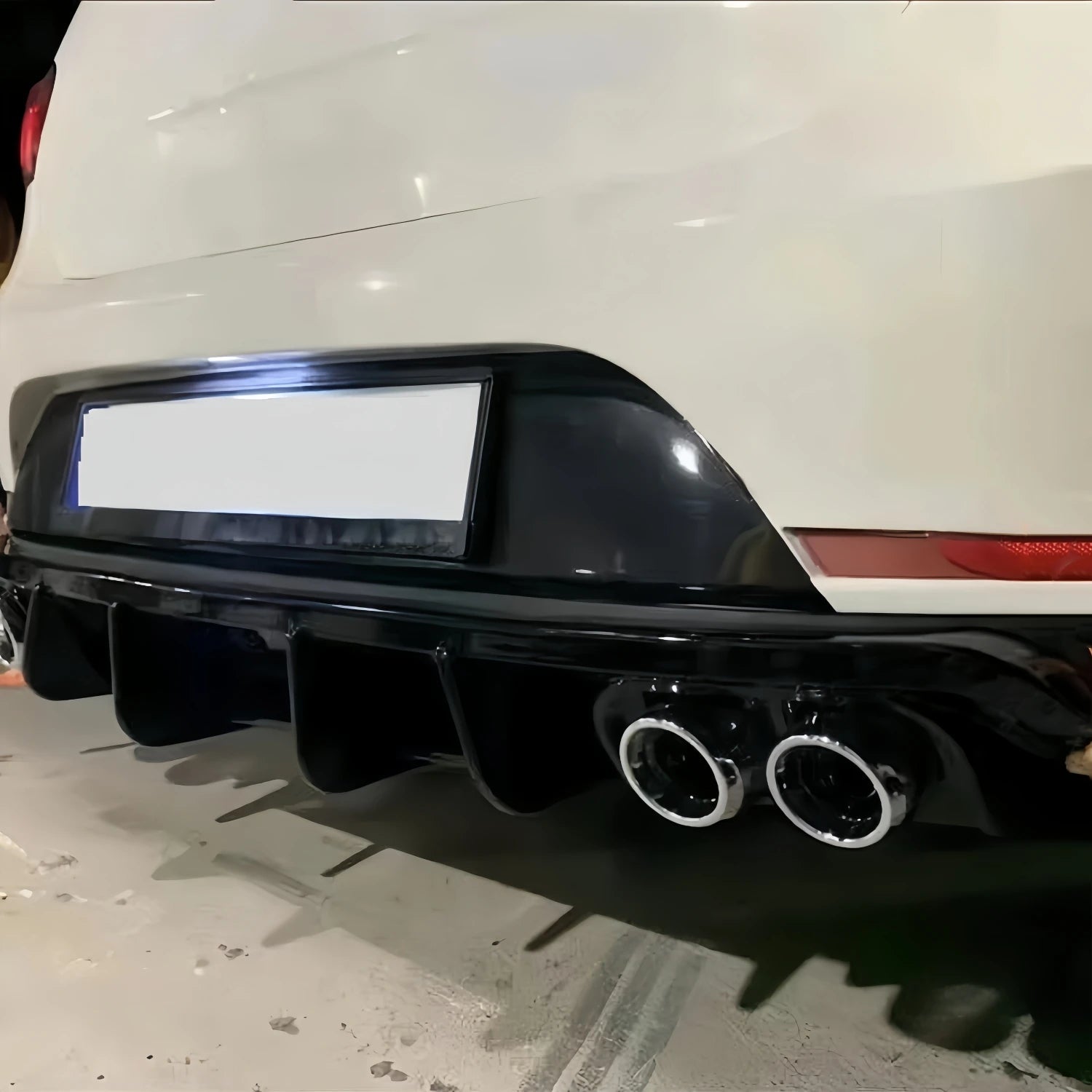 Seat Ibiza FR MK4 6J, 2008 - 2017 Gloss Black Rear Bumper Lip Diffuser - Fast Life Customs