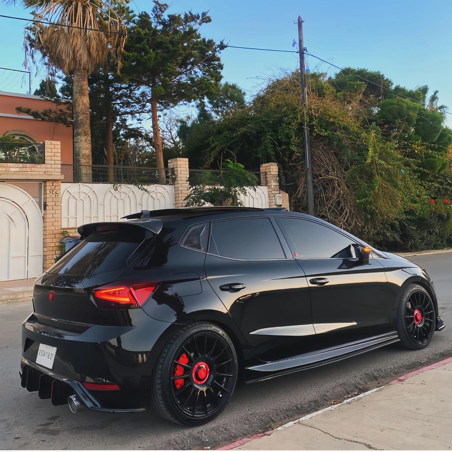 Seat Ibiza MK5 (2017 - 2023) - Gloss Black Rear Spoiler - Fast Life Customs