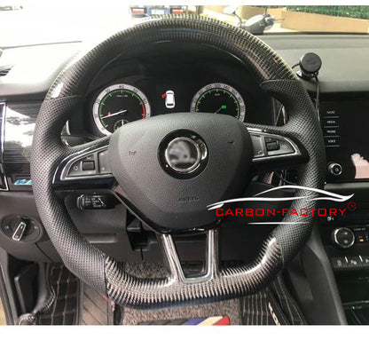 Skoda Octavia/Superb MK3 Custom Carbon Fibre Steering Wheel