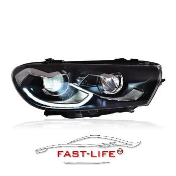 Volkswagen Scirocco 2008 - 2016 R Style LED Headlight Upgrade - Fast Life Customs